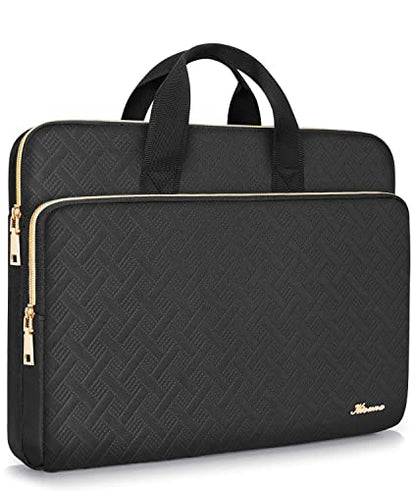 KIZUNA Laptop Sleeve Case 17 Inch Computer Carrying Handbag for LG gram 17/17.3" MSI 17/Dell G7/17 IdeaPad 3i Gen7/17.3" HP ProBook 470/17.3" Legion 5 / 5i,Black - color: Black, size: 17 Inch