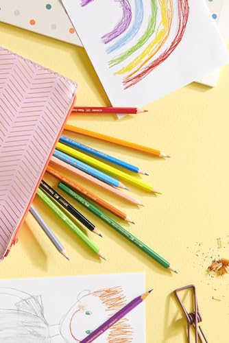 Faber-Castell Castle 111260 Colouring Pencils Set, 60 Pieces, Hexagonal, Shatterproof, for Children and Adults