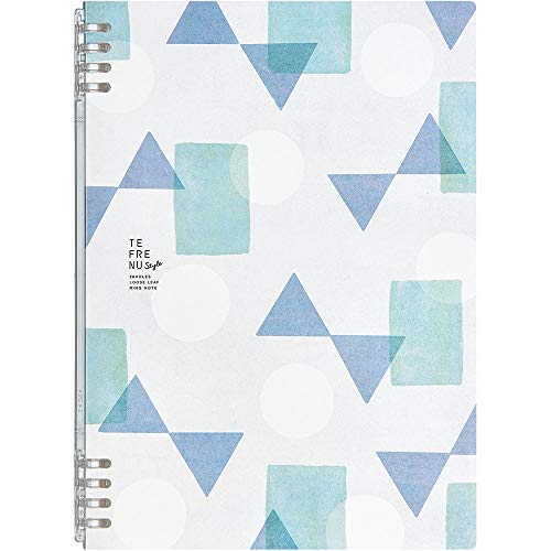 Kingjim 9855TES-L102 Ring Notebook, Tefline Style, B5 - size: B5, style: Kikagaku