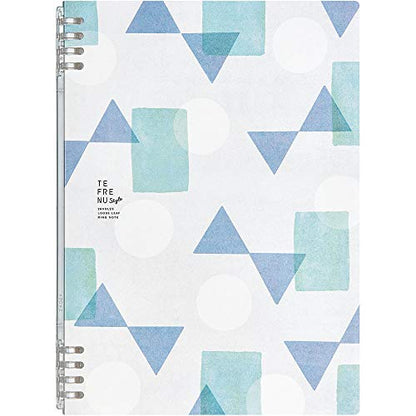 Kingjim 9855TES-L102 Ring Notebook, Tefline Style, B5 - size: B5, style: Kikagaku