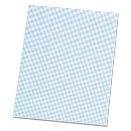 Ampad 22005 Quadrille Pads, 8 Squares/Inch, 8 1/2 x 11, White, 50 Sheets