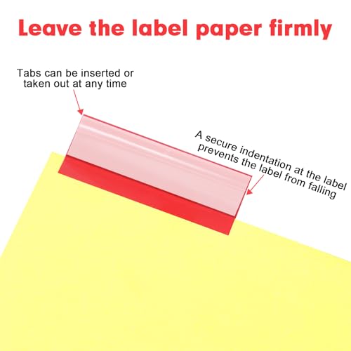 Binder Divider, PANDRI 200 Pack Binder Index Dividers with 5 Tabs and Sticky Notes, Letter Size Paper Binder Divider for School Office Home Business - size: 200pack