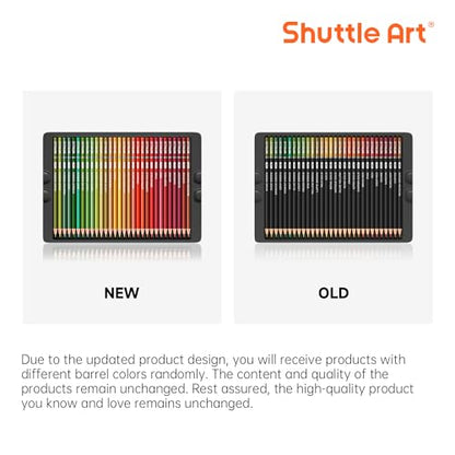 Shuttle Art 메탈릭 색연필 60개, 성인용 컬러링을 위한 색연필, 선물 틴 박스에 담긴 소프트 코어 컬러링 연필, 어린이 성인 초보자 아티스트 드로잉 스케치를 위한 드로잉 연필 - color: 60가지 메탈릭 색상
