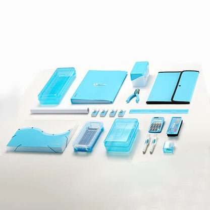 Enday 2 Inch 3 Ring Binder, Blue Heavy Duty Three Ring Binder, 480 Sheets Capacity - 2 Inch Binder for Home School and Office. - color: Blue, size: 2-Inch