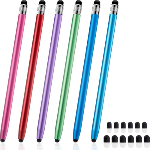 ChaoQ Stylus Pen for Touchscreen, 6pcs Stylus Pen for iPad iPhone Android | High Sensitivity and Precision, Suitable for iPad iPhone Android and All Touch Screens - color: 6 Mix Color