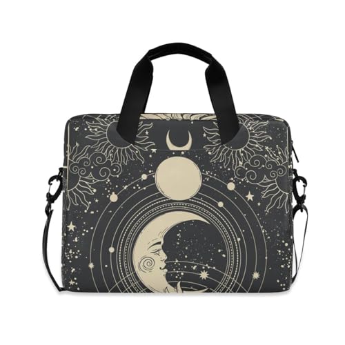 Goth Astrology Tarot Laptop Case 15.6 inch Computer Bag | Waterproof Laptop Briefcase Laptop Bag for Women & Men - color: Goth Astrology Tarot