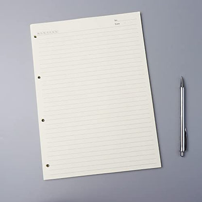 A4 Lined Refill Paper 3 Pack Loose Leaf 4-Hole Punched Filler Paper Refills Planner Binder Insert, 120 Sheets/240 Pages Binder Notebook Papers for A4 Travel Journal Diary - size: A4