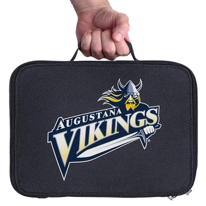 Campus Lab Augustana University Insulated Soft Sided Lunch Box - Reusable Lunch Bag For School Office Work, BPA Free, Navy - color: Augustana University