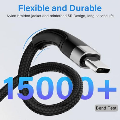 USB C Cable (1FT, 20-Pack), USB A to USB Cord Fast Charging Compatible with iPhone 17, iPhone Air, iPhone 17 Pro, iPhone 17 Pro Max, iPhone 16/15 Series, Galaxy S24, LG and Car Play and More - size: 1FT, style: 20-Pack