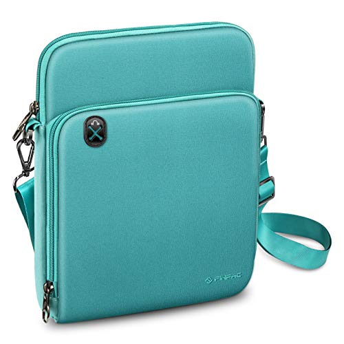 FINTIE 11 Inch Tablet Sleeve Case, Briefcase Shoulder Bag for 11" iPad (A16) 2025, Air M3 M2 2025/2024, 10.9" iPad 10th Gen, 10.9" Air 5/4, Galaxy Tab, Aqua Green - color: Aqua Green
