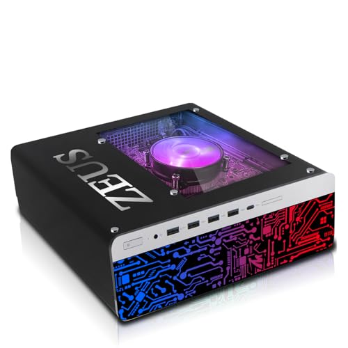 TechMagnet Zeus Pro 8 Gaming Desktop PC, Intel i5, GT 1030, 8GB ARGB RAM, 256GB SSD, RGB Keyboard Mouse, Speaker, Headphone, USB WiFi BT, Webcam, Win 11 (Renewed) - color: Only CPU, size: 256GB SSD