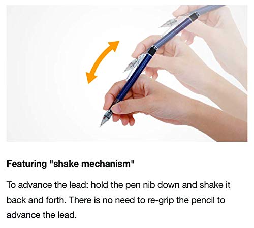 Tombow Mono Graph Shaker Mechanical Pencil 0.5mm, Pattern Body (SH-MG)
