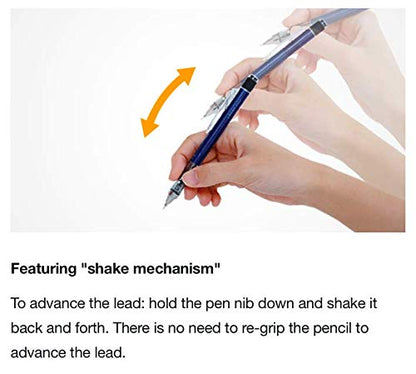 Tombow Mono Graph Shaker Mechanical Pencil 0.5mm, Pattern Body (SH-MG)
