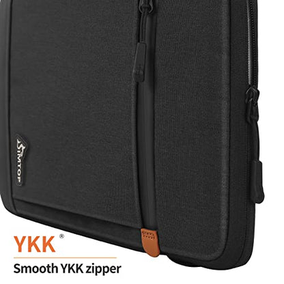 11 Inch Tablet Sleeve Compatible with iPad Pro 11-inch 4th Generation, iPad Air 5th Generation, iPad 10th Generation, and iPad Pro 11-inch 4th Generation, YKK Zipper, Detachable Shoulder Strap - color: Black-1, size: 11 inch