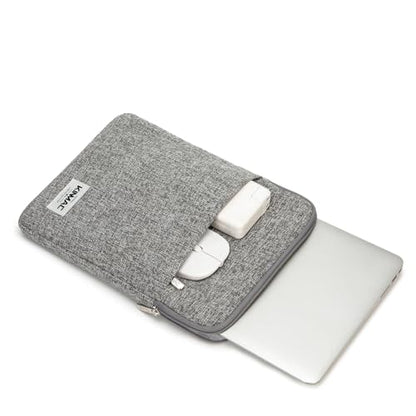 Kinmac 360° Protective Vertical Laptop Sleeve Case Cover Bag (Snow Grey, 12.5 inch-13.3 inch) - color: Snow Grey, size: 12.5 inch-13.3 inch