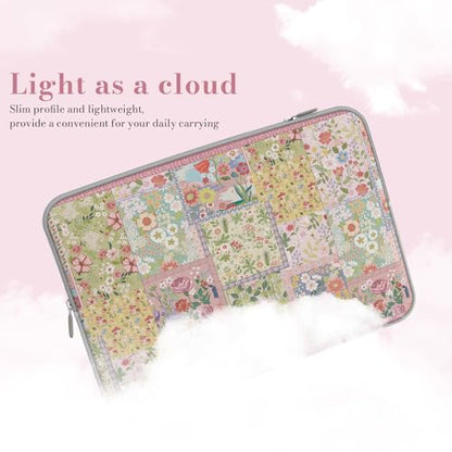 iCasso Laptop Sleeve 15.6 inch, Compatible with MacBook Air 15 inch, Cute Shockproof Laptop Case 15.6'', Slim Protective Travel Carrying Case for MacBook Pro 16, Lenovo Dell Asus HP, Pink - color: A-Pink Puzzle, size: 15-16 Inch