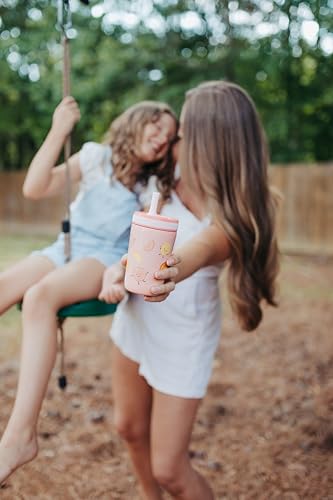 Zak Designs Kelso Tumbler Toddler Cup For Travel or At Home, 12oz Vacuum Insulated Stainless Steel Sippy Cup With Leak-Proof Design is Perfect For Kids (Happy Fruit) - color: Happy Fruit