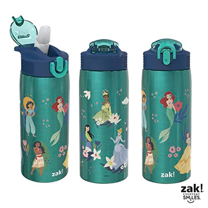 Zak Designs Disney Princess 19 oz Leak-Proof Kids Water Bottle With Straw - color: Disney Princess