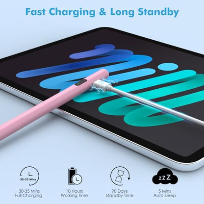 Moko Universal Capacitive Stylus Pencil for Touch Screen, Pink - color: Pink