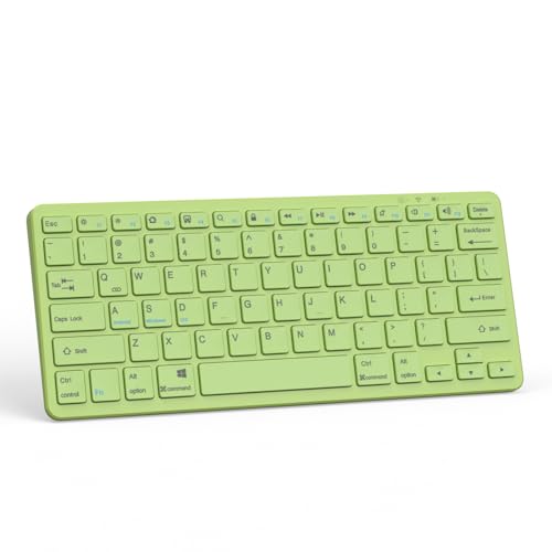 MMK Bluetooth Keyboard, Tablet Keyboard Compatible iPad 11th Generation,iPad 10th/9th/8th & Air 5th/4th, iPda Pro 13/12.9/11-Inch and Air 13/11-Inch Models and More Bluetooth-Enabled Devices-Green - color: Matcha Green