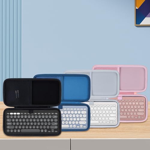 Lebakort Hard Case Compatible with Logitech Pebble Keys 2 K380s K380 Keyboard (Rose Case) - color: Rose Case