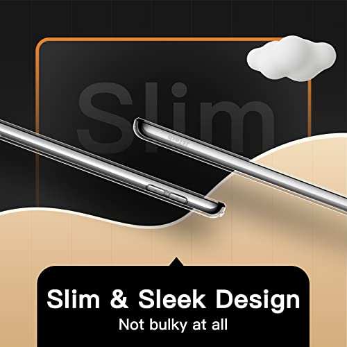 JETech Case for iPad 9.7-Inch (6th/5th Generation, 2018/2017), Soft TPU Transparent Slim Shockproof Tablet Cover (Clear) - color: Clear, size: iPad 6/5(2018/2017)