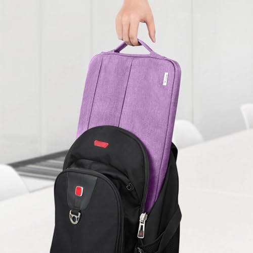 Voova Laptop Sleeve Carrying Case 13 13.6 Inch Compatible with MacBook Air 13 M1/M2/M3/M4, MacBook Pro 13/14, IPad Pro 13, Waterproof Slim Computer Cover Bag, Lavender - color: Lavender, size: 12.6-13.6 Inch