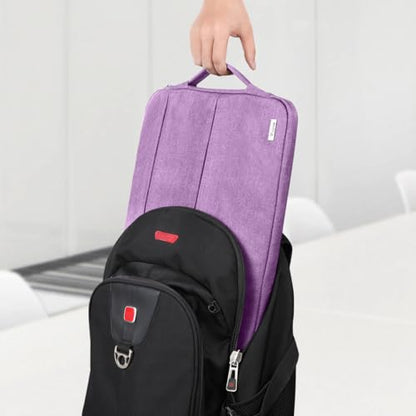 Voova Laptop Sleeve Carrying Case 13 13.6 Inch Compatible with MacBook Air 13 M1/M2/M3/M4, MacBook Pro 13/14, IPad Pro 13, Waterproof Slim Computer Cover Bag, Lavender - color: Lavender, size: 12.6-13.6 Inch