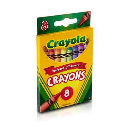 Crayola Classic Color Pack Crayons, 8 Colors/Box (52-3008)