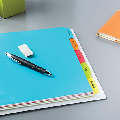 Avery Big Tab Write & Erase Durable Plastic Dividers, 5-Tab Set, Multicolor Brights, 3 Sets (21212) - size: 5 tab, style: 3 Sets