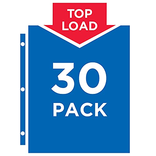 Avery Clear Economy Sheet Protectors, Top Load, 30 Document Protectors (74082)