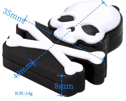64GB USB 2.0 Flash Drive Cartoon Novelty Halloween Human Skeleton Memory Stick Silicone Rubber Pendrive Black - color: HalloweenX, size: 64GB 2.0