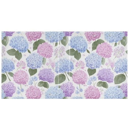 3 Ring Binder 1.5 Inch Binders Hydrangea Flowers Binder Organizer Fashion View Binders with 2 Pockets for Home School Office Supplies 1 Pack - size: one sizex1
