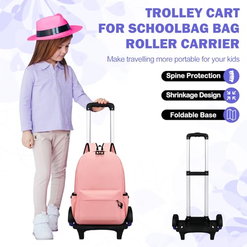 Aluminium Alloy Folding Backpack Trolley Cart Blue Wheeled Cart Aluminium Detachable Luggage Cart with Wheels for Bags Travel Luggage Cart, Unisex - color: Men