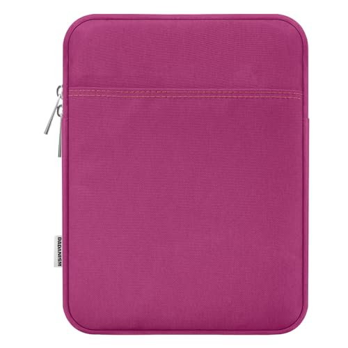 Dadanism 9-11 Inch Tablet Sleeve Bag Carrying Case for iPad (A16) 11th Gen 11", iPad 10th Gen 10.9" Air 5/4, iPad Air/Pro 11", iPad 9/8/7th 10.2", Galaxy Tab A11+ Plus 11"/S9 FE, Tab M11 11", Fuchsia - color: Fuchsia, size: 9-11 inch