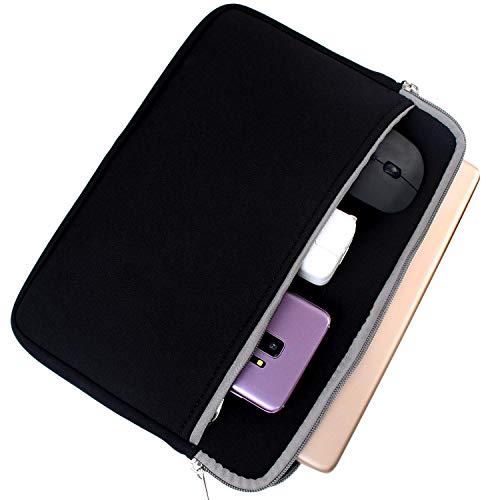 11.6 Inch Neoprene Laptop Sleeve Notebook Case Bag with Pocket for 11.6 ASUS Chromebook C202SA, C204MA C201PA C223, Flip C214MA, Vivobook E203NA-YS02, E203MA