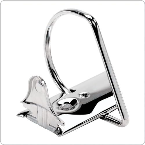 Cardinal Performer 3-Ring Binders, 2", Non-Locking Slant-D Rings, 540-Sheet Capacity, ClearVue Presentation, Non-stick, PVC-Free, Black, 4-Pack (27501) - size: 2-Inch