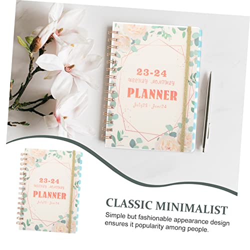 Academic Planner Notebook for Daily Scheduling Multi-function Spiral Calendar Notes Section Portable Organizer for Students and Professionals