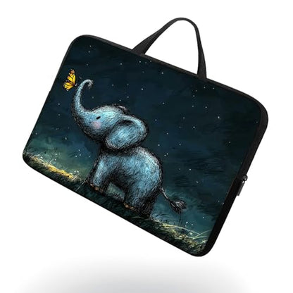 11.6 12 12.2 12.3 inch Laptop Sleeve with Handle, Baby Elephant Water‑Resistant Tabet Carrying Case for MacBook Air 12/Chromebook/HP/Dell/Lenovo/Asus/Acer - color: Baby Elephant, size: 11-12.3 inch Devices