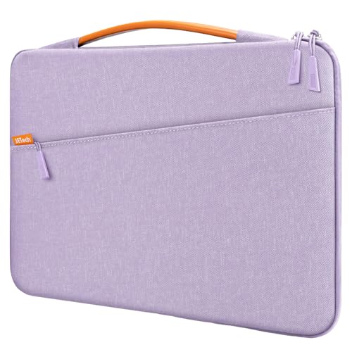 JETech Laptop Sleeve for MacBook Neo (A18 Pro), 13-14Inch MacBook Air/Pro (M1-M5, 2020-2026), Waterproof Bag with Portable Handle and Pocket, Compatible with 13-13.6 Inch Notebook (Light Purple) - color: Light Purple, size: 13.3-Inch