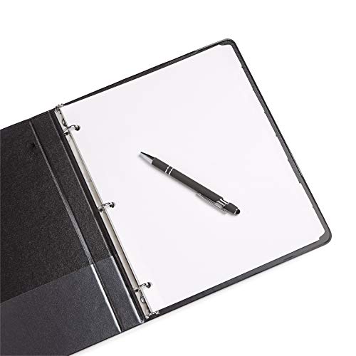 Blue Summit 8 Tab Dividers for 3 Ring Binder, Reinforced Edge, 1/8 Cut, Letter Size, Binder Dividers 8 Tab Bulk for Notebooks, White Index Divider, 12 Sets, 96 Pack - size: 96 Pack