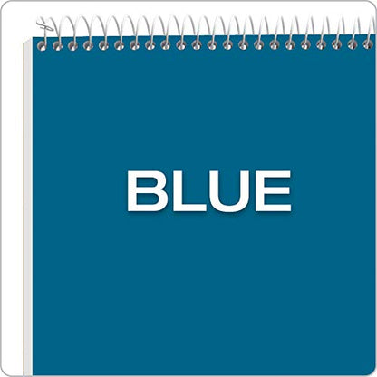 TOPS™ Docket™ Graph Pad, 8-1/2" x 11-3/4", Wire Bound, Graph Rule (4 x 4), Blue Covers, 70 Sheets, Pack of 18 - size: 70 (Pack of 18)