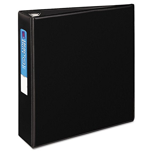 Avery Heavy-Duty 3 Ring Binder, 3 Inch One Touch EZD Rings, 3.5 Inch Spine, 1 Black Binder (79983) - size: 3"
