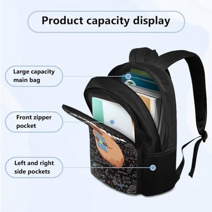 Personalized Pencil Case Capybara Backpacks for Boys Lunch Box Custom Name Bookbag and Water Bottle Holder 4 PCS Set, 3rd Grade Boys Backpack Accessories Sets for Kids Back to School - color: Cool Capybara-custom
