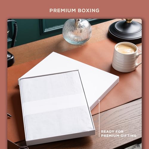 Beechmore Books Blank Sheet Music Notebook – A4 8.5"x11.5" for Songwriters, Musicians & Composers, 156 Thick 120gsm Pages, 10-Staff Perforated Sheets, Vegan Leather Hardcover, Elastic Closure, Gift Box - color: Rose Wood