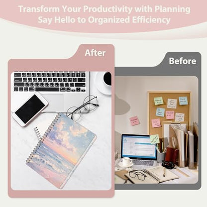 2026 Planner, Weekly and Monthly Calendar Planner Agenda, Jan 2026 - Dec 2026, Planning Academic Book, Office Desk Accessories and School Supplies - A5 (6.3'' x 8.5'') - color: D-Pink Sunset