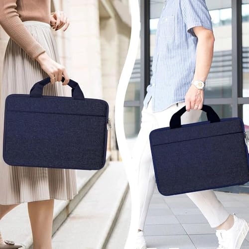 Hseok Laptop Case 13.3-14 Inch Sleeve,TSA Shockproof Computer Handbag,Compatible with MacBook Neo/Pro 14 M5/M4/M3/M2/M1,All Models 13.3" MacBook Air/Pro,XPS 13/14,Most 13-14 Notebooks,Blue - color: Blue