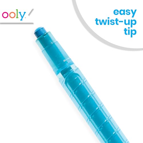 Ooly Yummy Yummy Scented Twist Up Crayons for Kids - Set of 10, Non-Toxic Fruit Scented Twist-Up Crayon Set, Ages 3+ - style: Twist Up Crayon