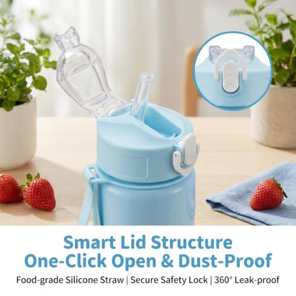 Cartoon Huntrix Water Bottle for Girls, 25oz Leak Proof with Straw Lid, Gifts for Girls (Cinnamoll) - color: Cinnamoll
