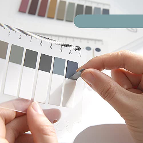 3PCS Loose-Leaf Convenient Index Stickers, Memo Stickers Writable Index Tabs, Sticky Note Marker, Writable and Repositionable File Flags Page Labels (Autumn Color Series)